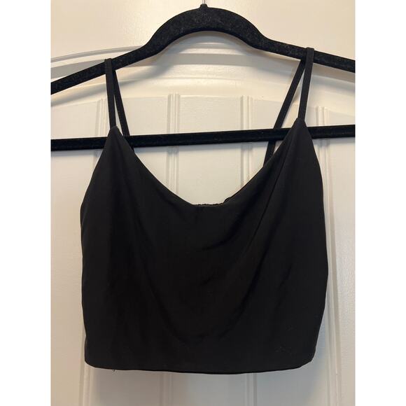 Pretty Little Thing Women’s Strappy Sleeveless Camisole Cropped Top Size 8 Black - Picture 2 of 6